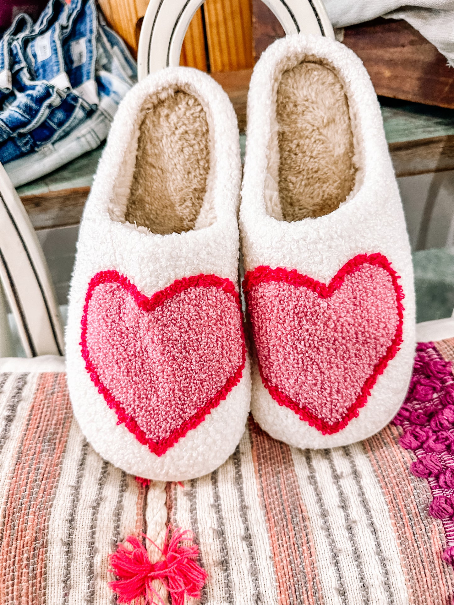 Heart Slippers