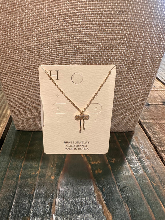 Betsy Bow Necklace