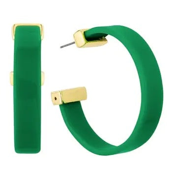 Green Gloria Hoops