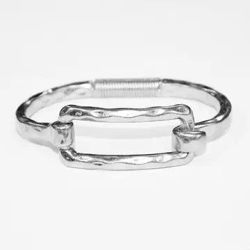 Hammered Hinge Bangle