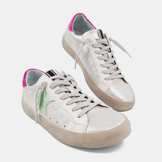 Shu Shop Paula Distressed Sneakers
