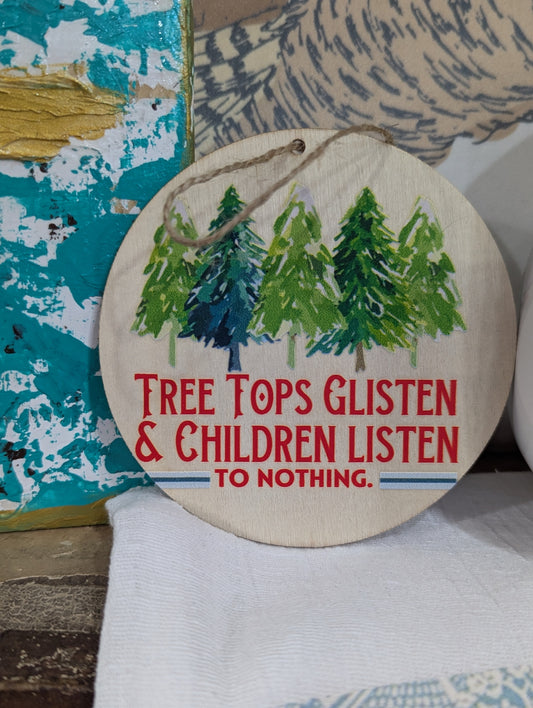 Tree Tops Glisten Ornament