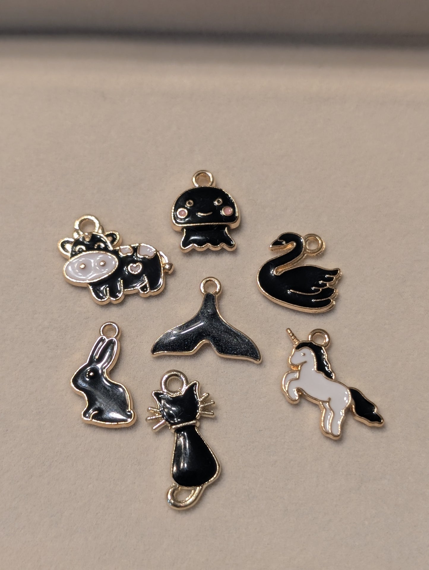 Black & White Charms