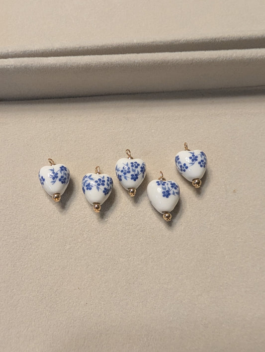 Chinoiserie Heart Charm