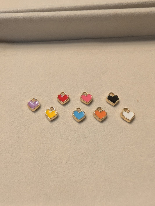 Colorful Heart Charm