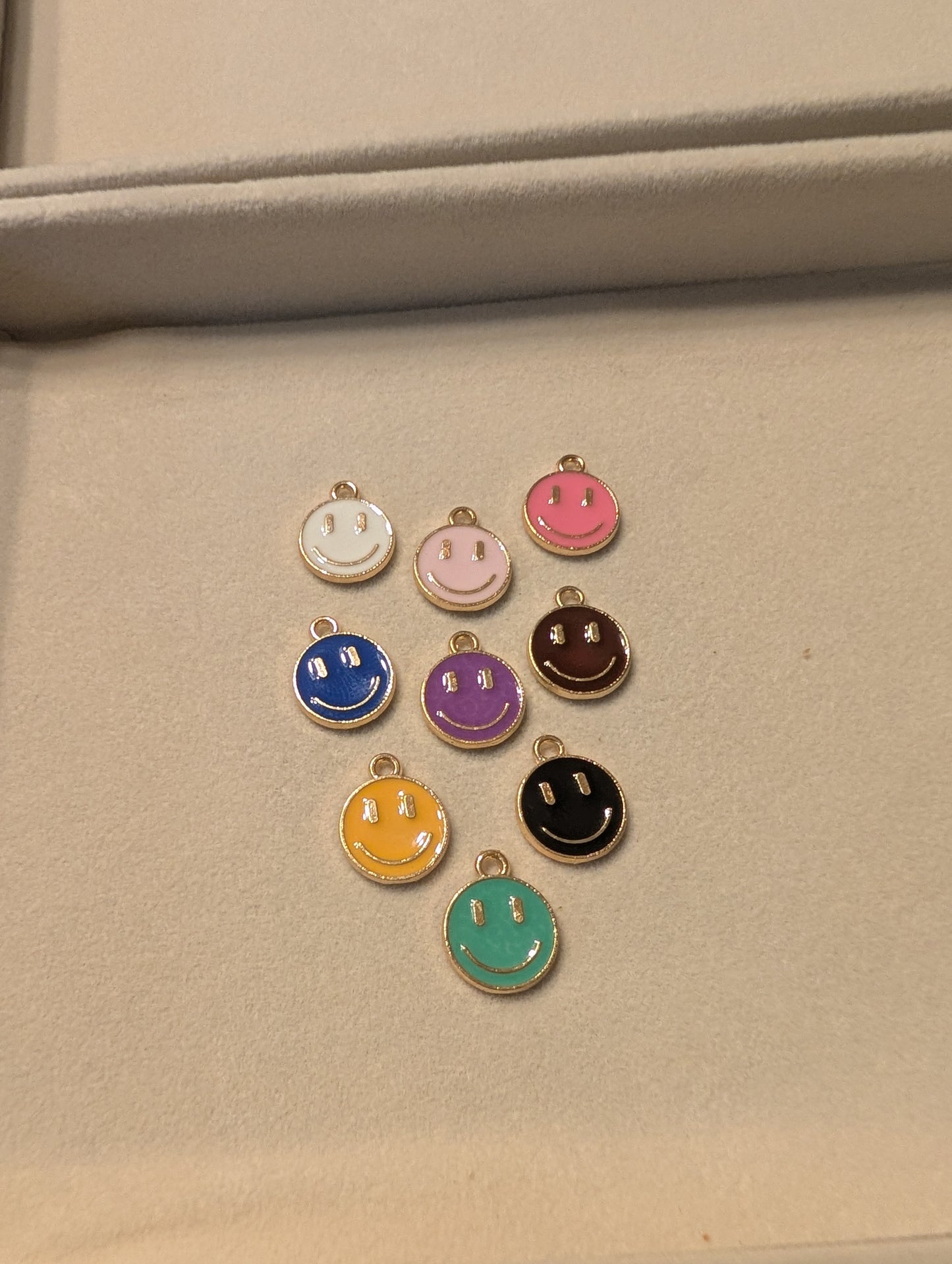 Colorful Smiley Charm