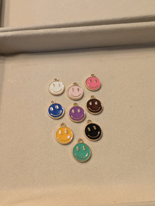 Colorful Smiley Charm