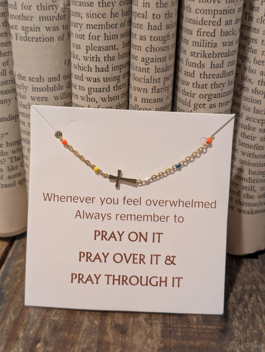 Pray on it bracelet