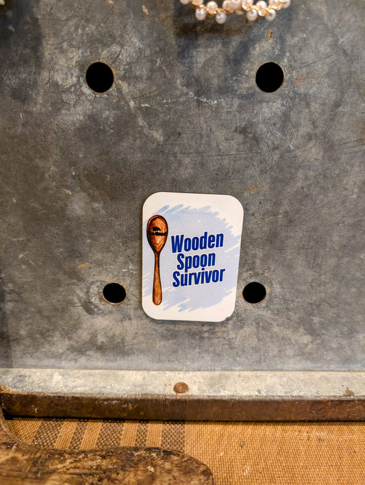 Wooden Spoon Survivor Magnet