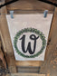 Initial Garden Flag