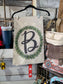 Initial Garden Flag