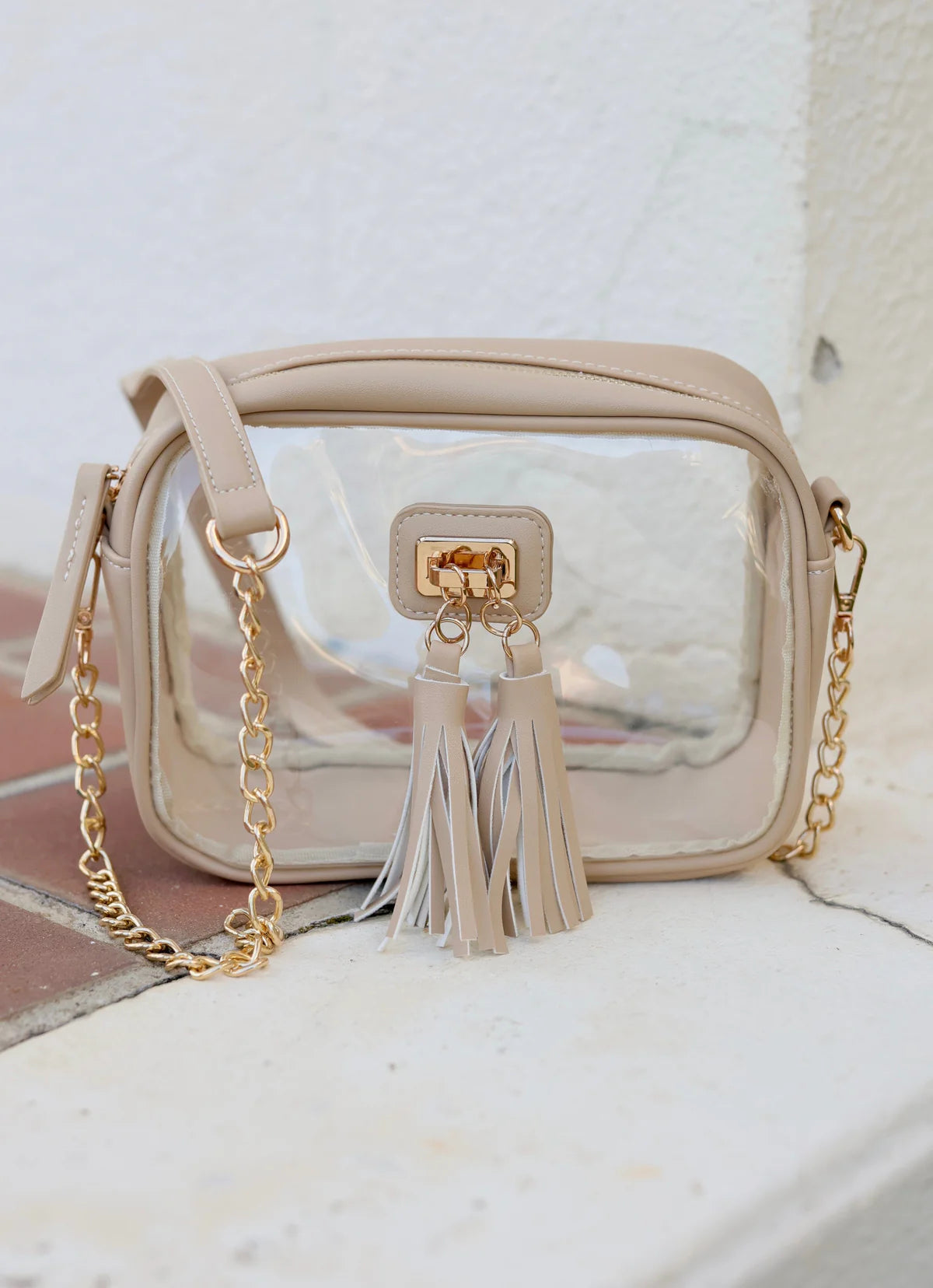 Caroline Hill Addison Clear Crossbody