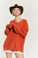 V-NECK OVERSIZED SWEATER PLUS JJK5013P