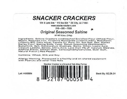 Snacker Crackers Original