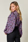 Double Take Full Size Printed Long Sleeve Blouse