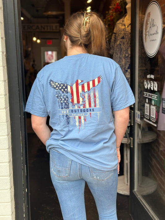 Bux Outdoors American Flag Tee