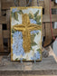 Hydrangea Textured Cross