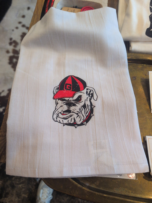 Georgia Bulldogs Tea Towel