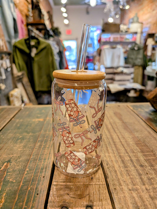 Iced Coffee Now Glass Cup