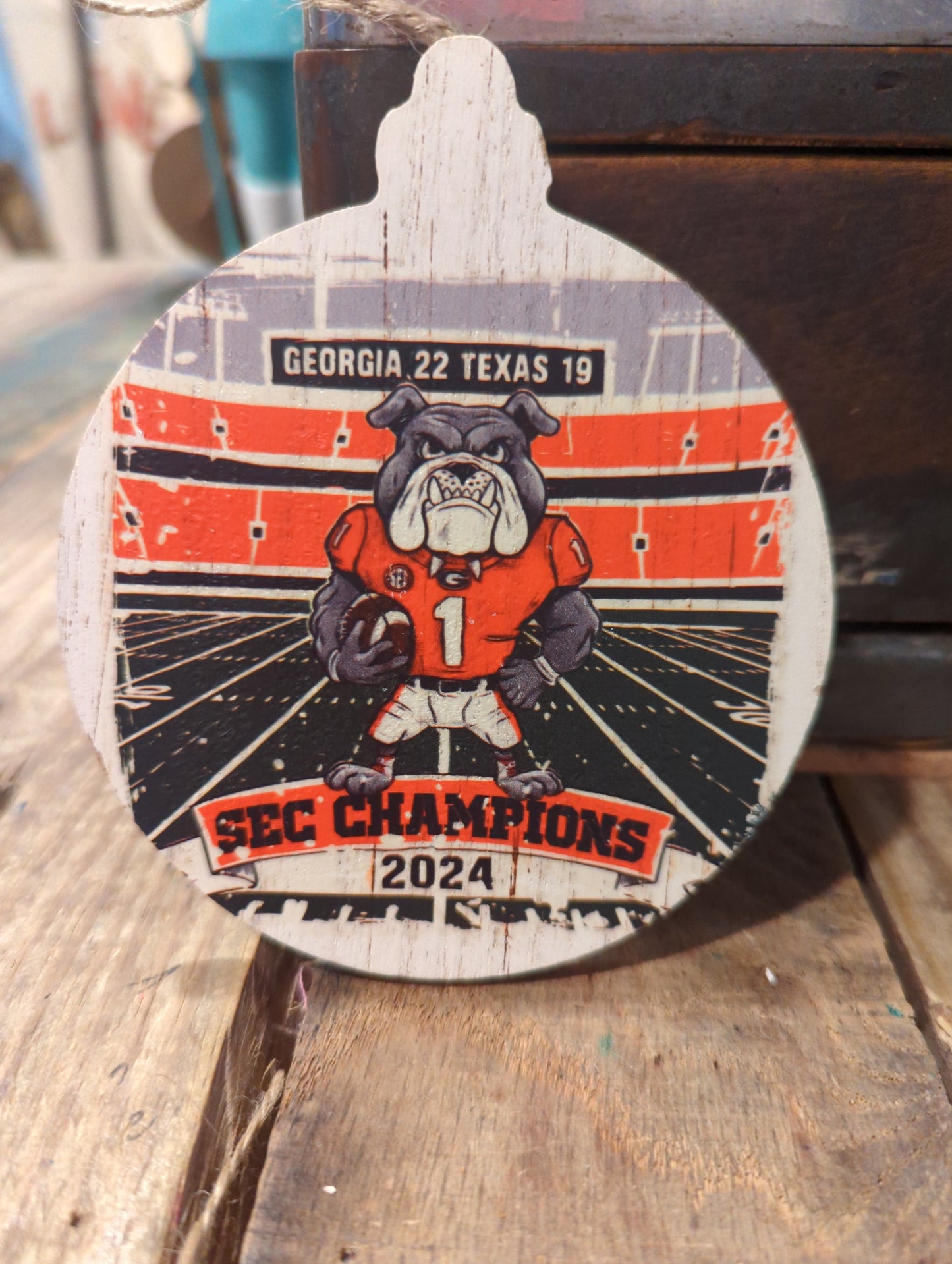 SEC Championship 2024 Georgia Ornament