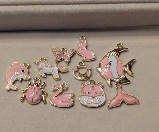 Pink Fun Charms