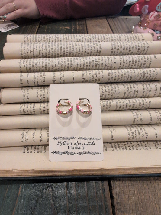 Pale Pink Hoops