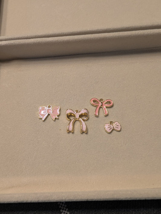 Pink Bow Collection Charm