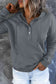 Dropped Shoulder Long Sleeve Hoodie with Pocket