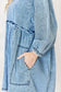 HEYSON Full Size Oversized Denim Babydoll Dress