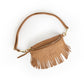 Removable Fringe Western Style Suede Bum Sling Hip Bag