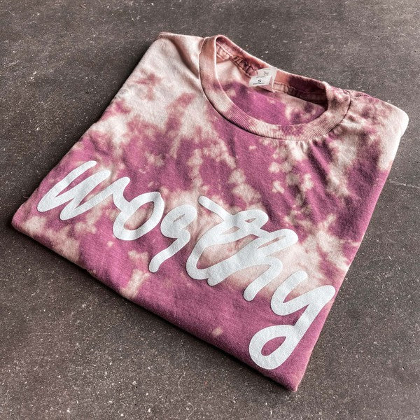 Worthy Bleached Graphic Tee