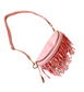 Removable Fringe Western Style Suede Bum Sling Hip Bag