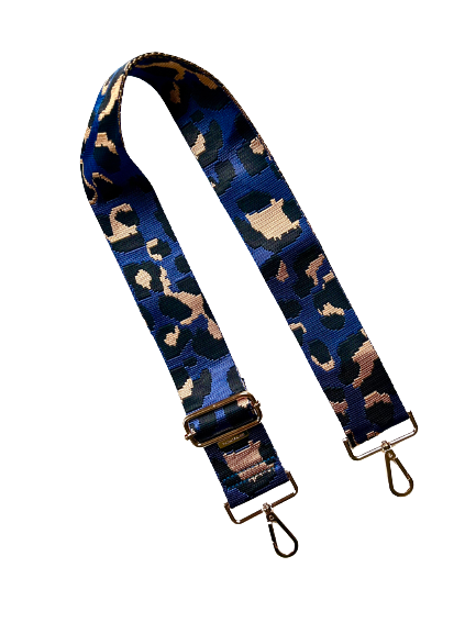 Leopard Cheetah Guitar Purse Strap - 9 Colors available