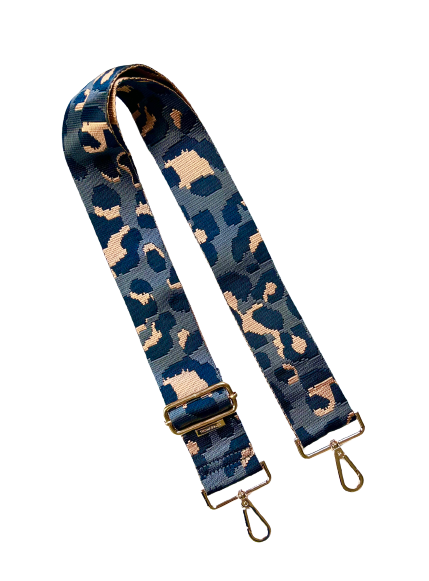 Leopard Cheetah Guitar Purse Strap - 9 Colors available