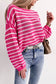 Striped Drop Shoulder Sweater