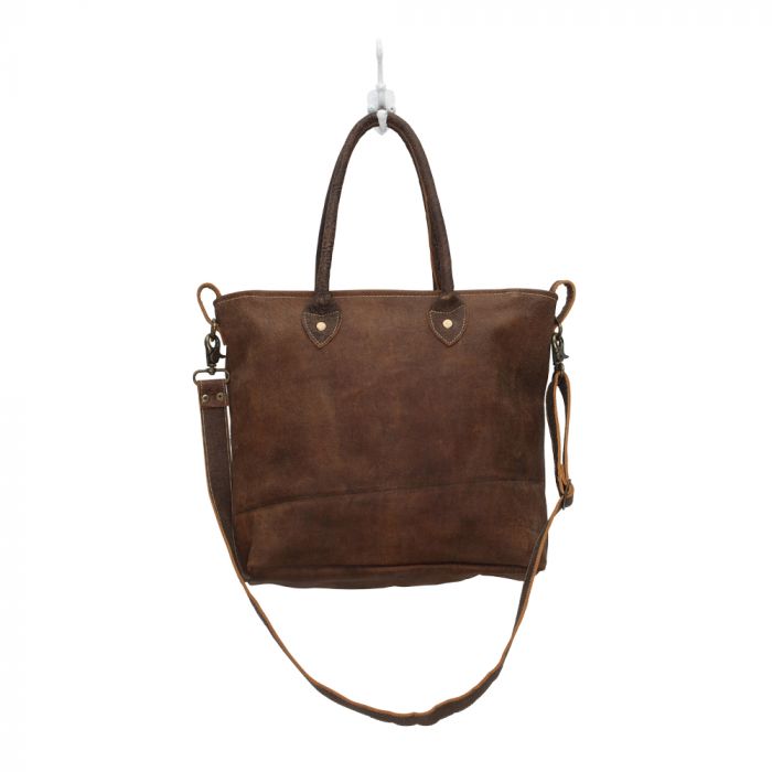 Button & Stitches Leather Bag