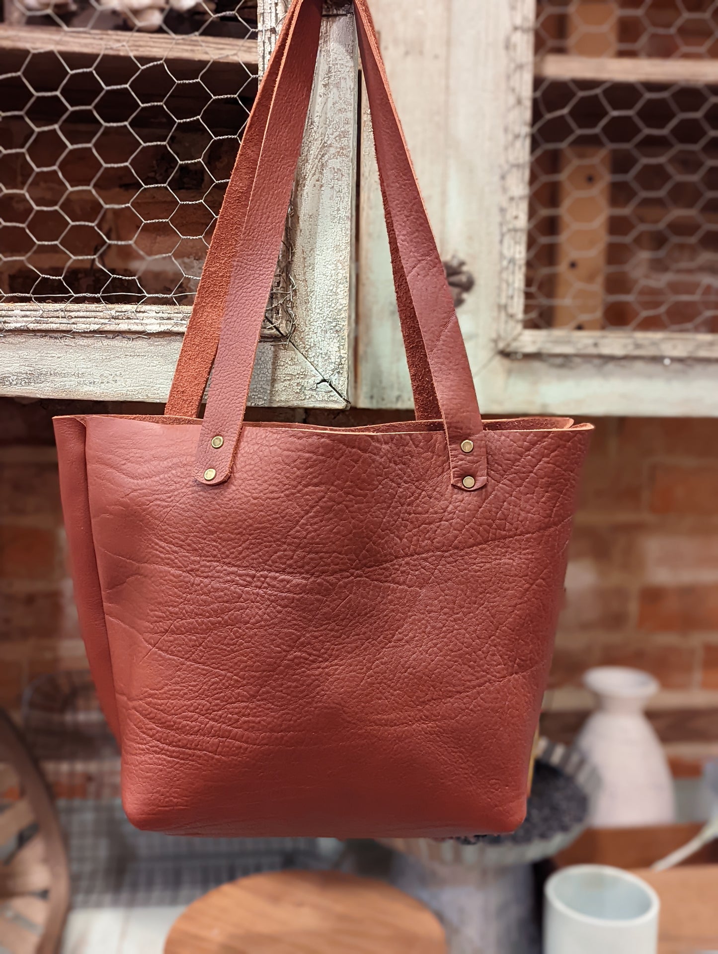 Gracie Grassfed Leather Tote