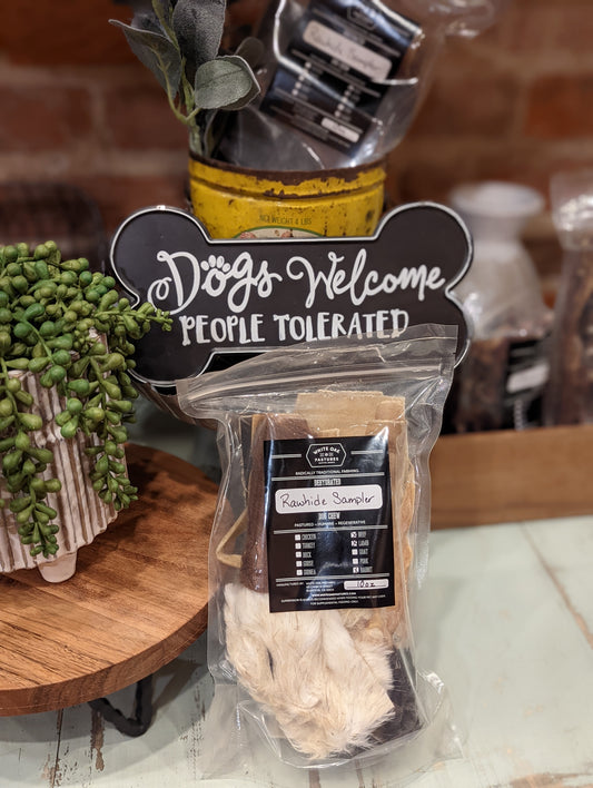 Grassfed Beef Rawhide Sampler Bag