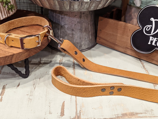 Grassfed Leather Dog Leash