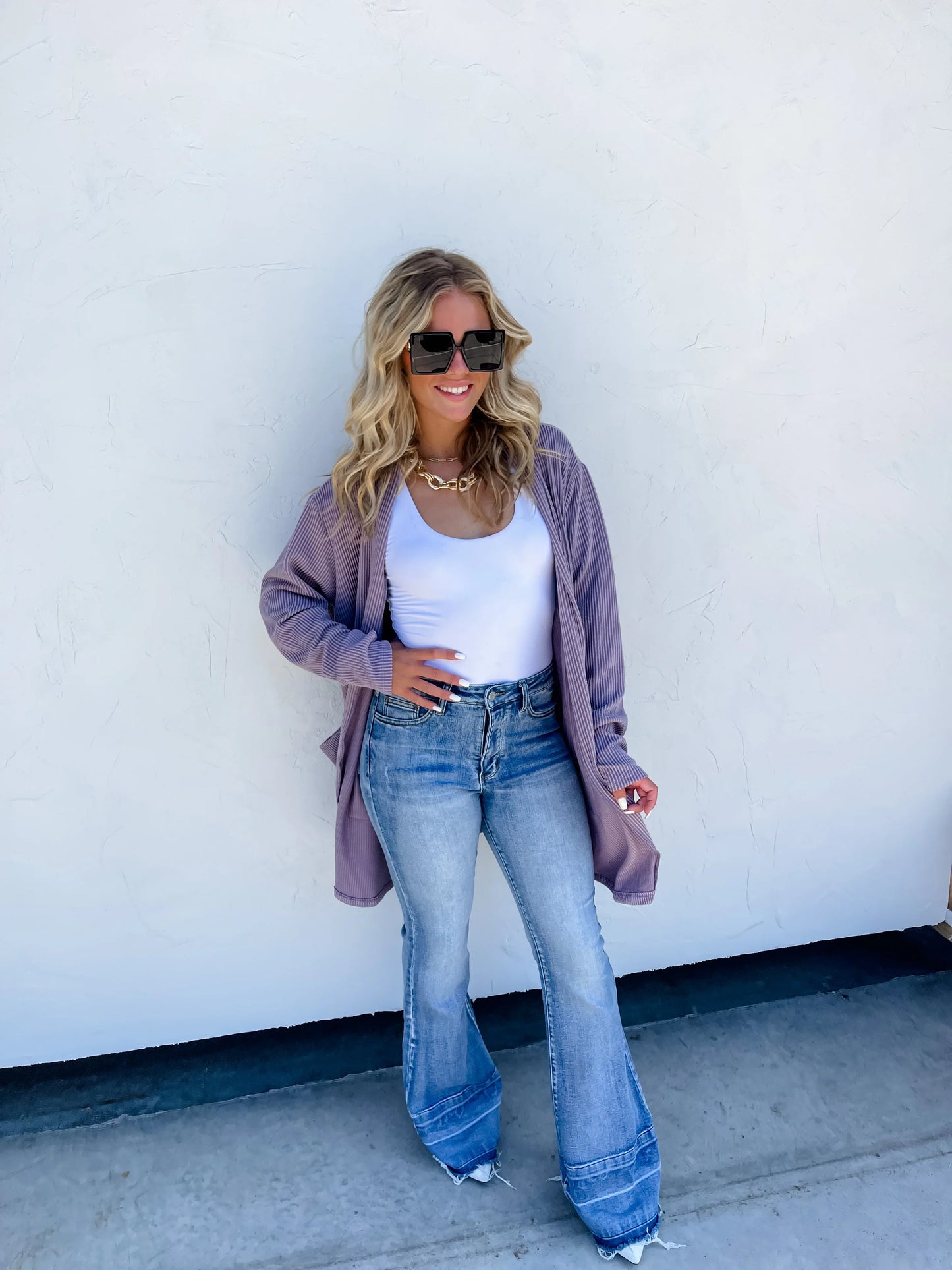 PREORDER: Reese Ribbed Cardigan in Seven Colors