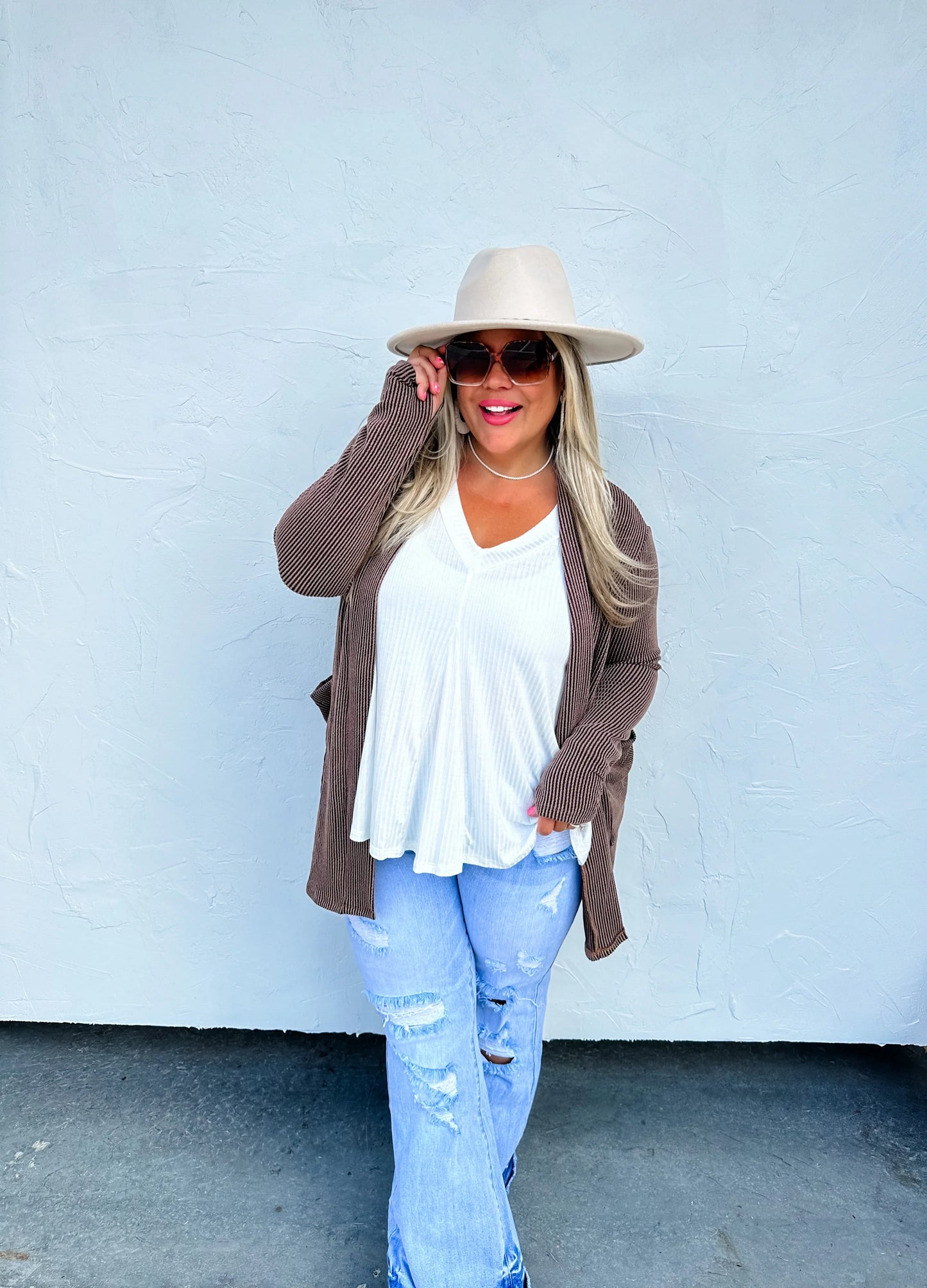 PREORDER: Reese Ribbed Cardigan in Seven Colors