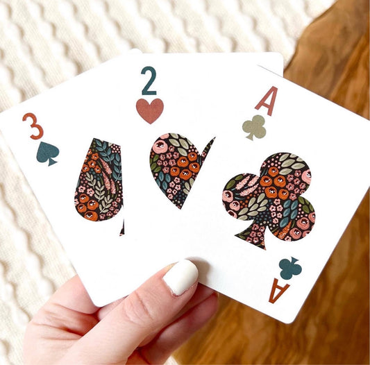 Floral Playing Cards