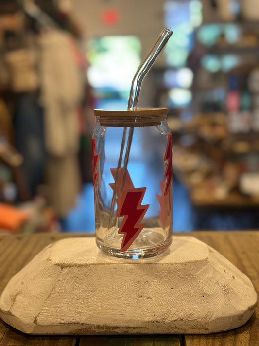 Lightning Glass Cup