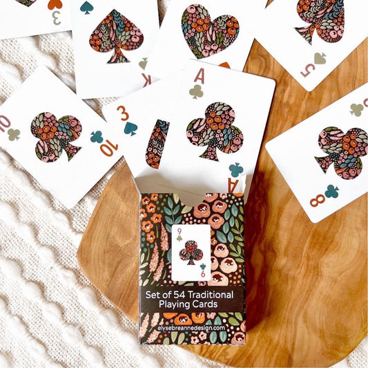 Floral Playing Cards