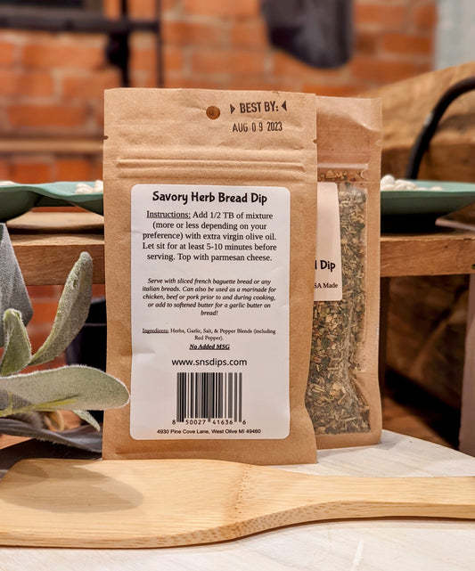 Savory Herb Bread Dip Mix