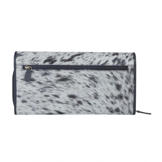 Plushy Black and White Clutch